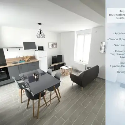 180A - Duplex T2 Tout Confort du Gond - 45 m2
