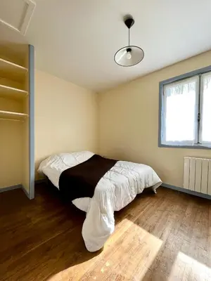 Un ou plusieurs lits dans un hébergement de l'établissement Manot Vacances - Gites en bord de Vienne