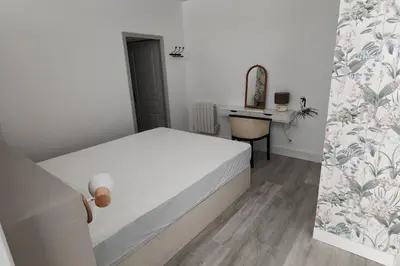 Un ou plusieurs lits dans un hébergement de l'établissement Appartement cosy 2 pièces hyper centre