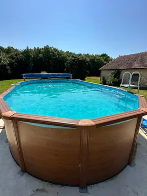 Piscine de l'établissement The charming private Farmhouse at La Grenouillére ou située à proximité