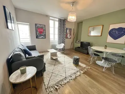 Coin salon dans l'établissement Le minage - Coeur de ville
