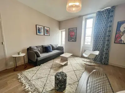 Coin salon dans l'établissement Le minage - Coeur de ville