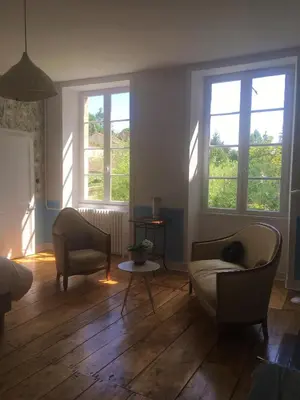 Coin salon dans l'établissement Villa Mitsou