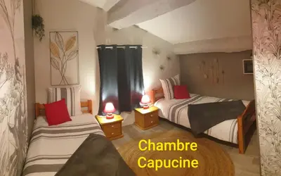 Un ou plusieurs lits dans un hébergement de l'établissement La Maison de Philomène