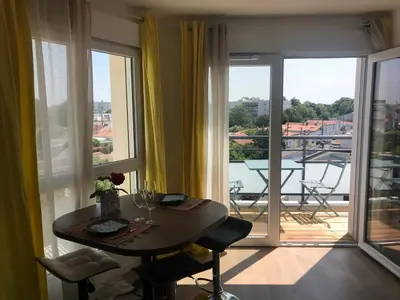 Balcon ou terrasse dans l'établissement Le Lodge Park à La Rochelle