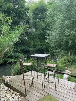Jardin de l'établissement Les Chambres de Marc