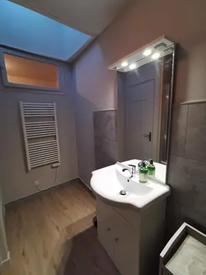 Salle de bains dans l'établissement Appartement centre ville, parking gratuit