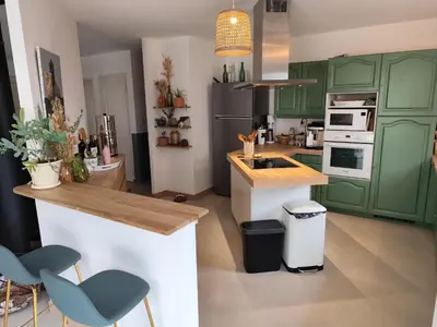 Cuisine ou kitchenette dans l'établissement Sainte Soulle