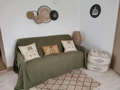 Coin salon dans l'établissement Gîte - Chambres d'Hôtes La Belle Hélène