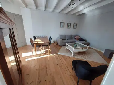 Coin salon dans l'établissement La maisonnette du marais