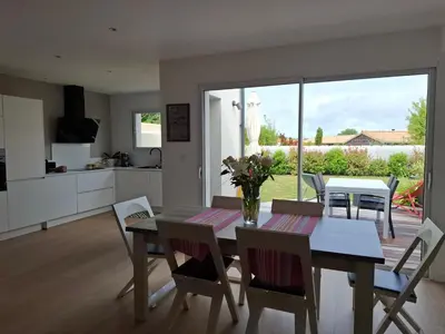 Cuisine ou kitchenette dans l'établissement Havre de Thairé