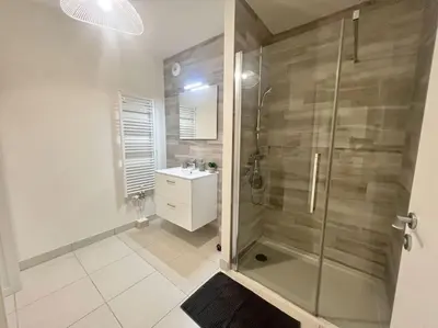 Salle de bains dans l'établissement Alma Terra - Terrasse privative