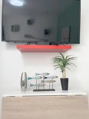 Télévision ou salle de divertissement dans l'établissement La MiMi des Minimes