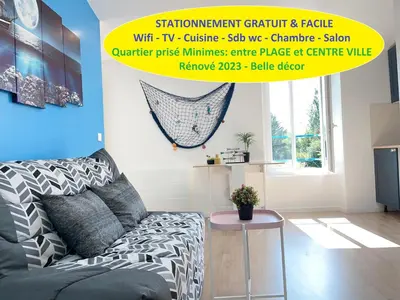 Coin salon dans l'établissement Le MonMon des Minimes