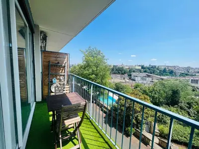 Balcon ou terrasse dans l'établissement Le Rétro - Splendide appartement