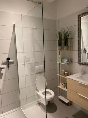 Salle de bains dans l'établissement La Tuilerie