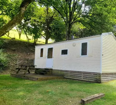 Jardin de l'établissement Camping Margot