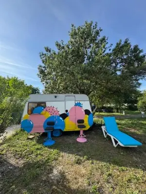 Jardin de l'établissement CAMPING ANIMAL KING