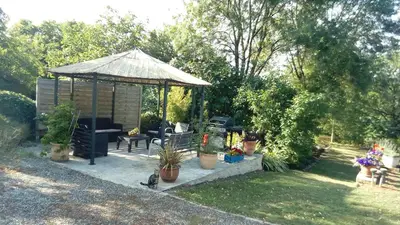 Jardin de l'établissement Chambre d'hôtes Les Nénuphars