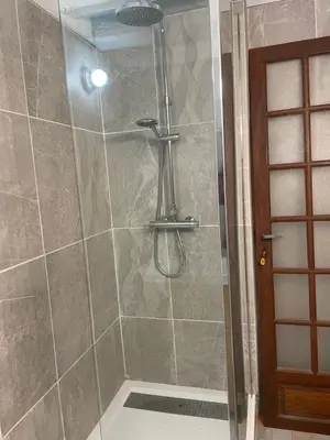 Salle de bains dans l'établissement Mays' House