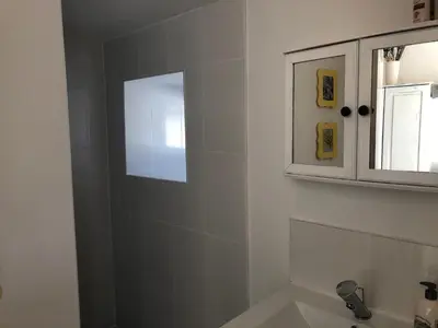 Salle de bains dans l'établissement Gîte des Tournesols