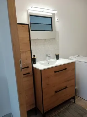 Salle de bains dans l'établissement Maison Dominique
