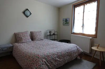 Un ou plusieurs lits dans un hébergement de l'établissement Gîte Férolle