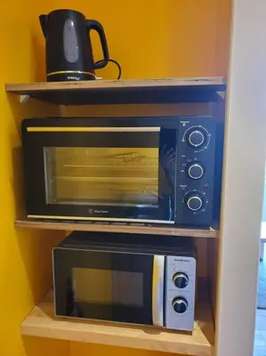 Cuisine ou kitchenette dans l'établissement La Grelauderie 5