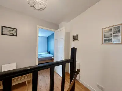 Un ou plusieurs lits dans un hébergement de l'établissement Maison plein centre COULON MARAIS POITEVIN