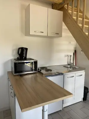 Cuisine ou kitchenette dans l'établissement logement