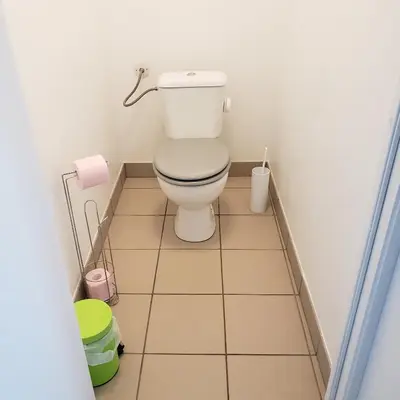 Salle de bains dans l'établissement Chez SamB
