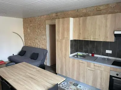 Cuisine ou kitchenette dans l'établissement Chez SamB