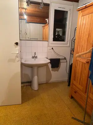 Salle de bains dans l'établissement maisonnette