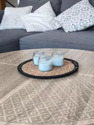 Coin salon dans l'établissement Appart'cosy - 7 personnes