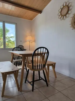 Coin salon dans l'établissement Appart'cosy - 7 personnes