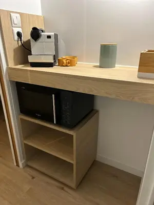 Cuisine ou kitchenette dans l'établissement Le Clos des Lilas