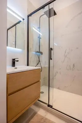 Salle de bains dans l'établissement La Perle Citadine En Hyper Centre