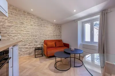Coin salon dans l'établissement L'escale douillette en hyper centre