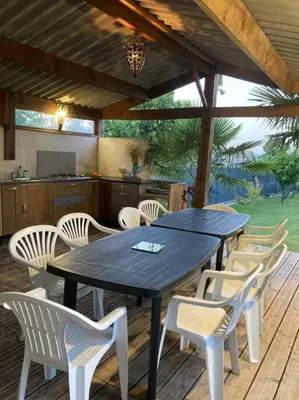 Plan de l'établissement Maison de campagne 10 personnes.