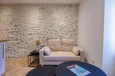 Coin salon dans l'établissement Le Cocon Urbain en Hyper Centre