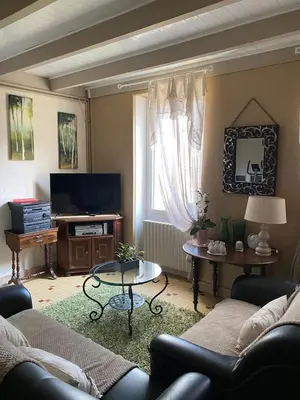Télévision ou salle de divertissement dans l'établissement La belle Charentaise