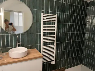 Salle de bains dans l'établissement Un petit coin de paradis