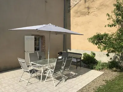 Terrasse ou espace extérieur de l'établissement Gîte Gîtes de La Gartempe : Saint-Rémy