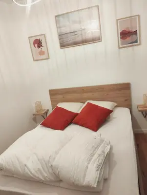 Un ou plusieurs lits dans un hébergement de l'établissement Appartement hyper centre
