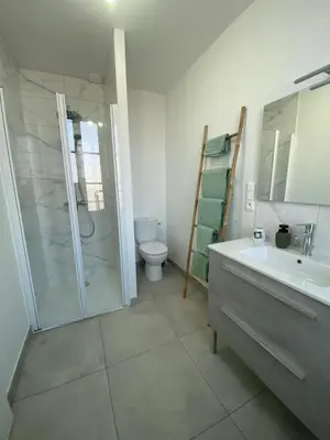 Salle de bains dans l'établissement Le Duplex Tout Confort