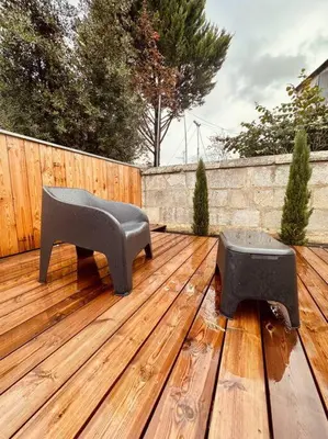 Balcon ou terrasse dans l'établissement Les Suites d'Angoulême - Proche Gare et Centre ville - Haut de gamme