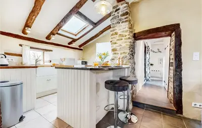 Salle de bains dans l'établissement Le Vieux Fournil