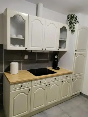 Cuisine ou kitchenette dans l'établissement Maison cocooning