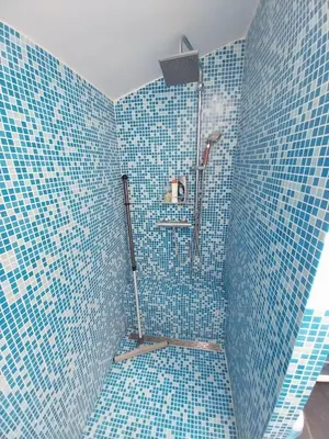 Salle de bains dans l'établissement Un air de campagne