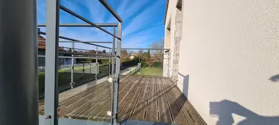 Balcon ou terrasse dans l'établissement loft près futuroscope